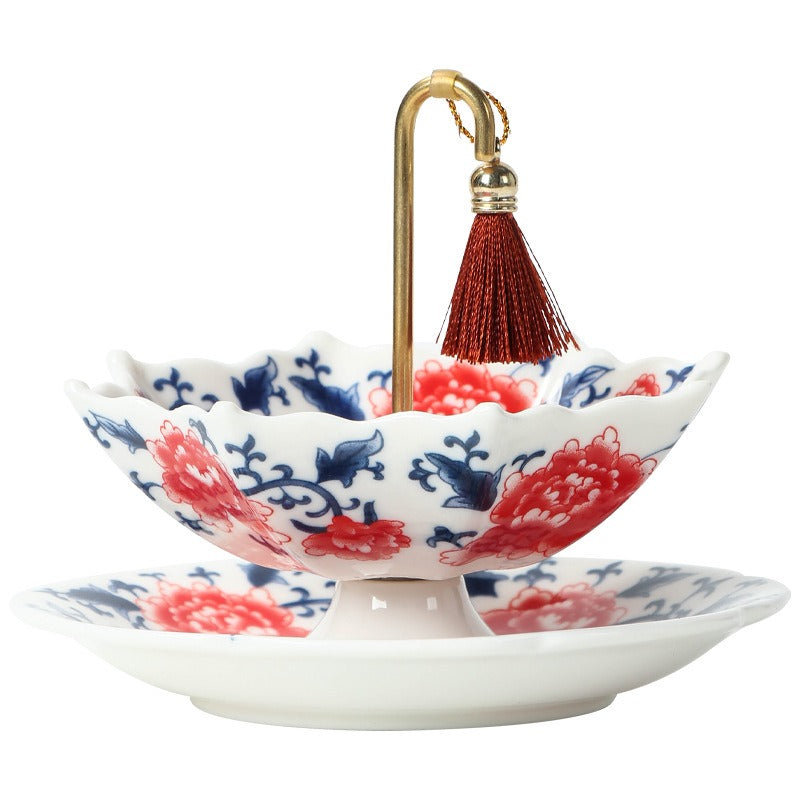 Paraguas de Té Mimarte, el infusor de porcelana pintado a mano
