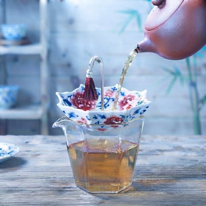 Paraguas de Té Mimarte, el infusor de porcelana pintado a mano