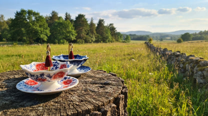 Paraguas de Té Mimarte, el infusor de porcelana pintado a mano